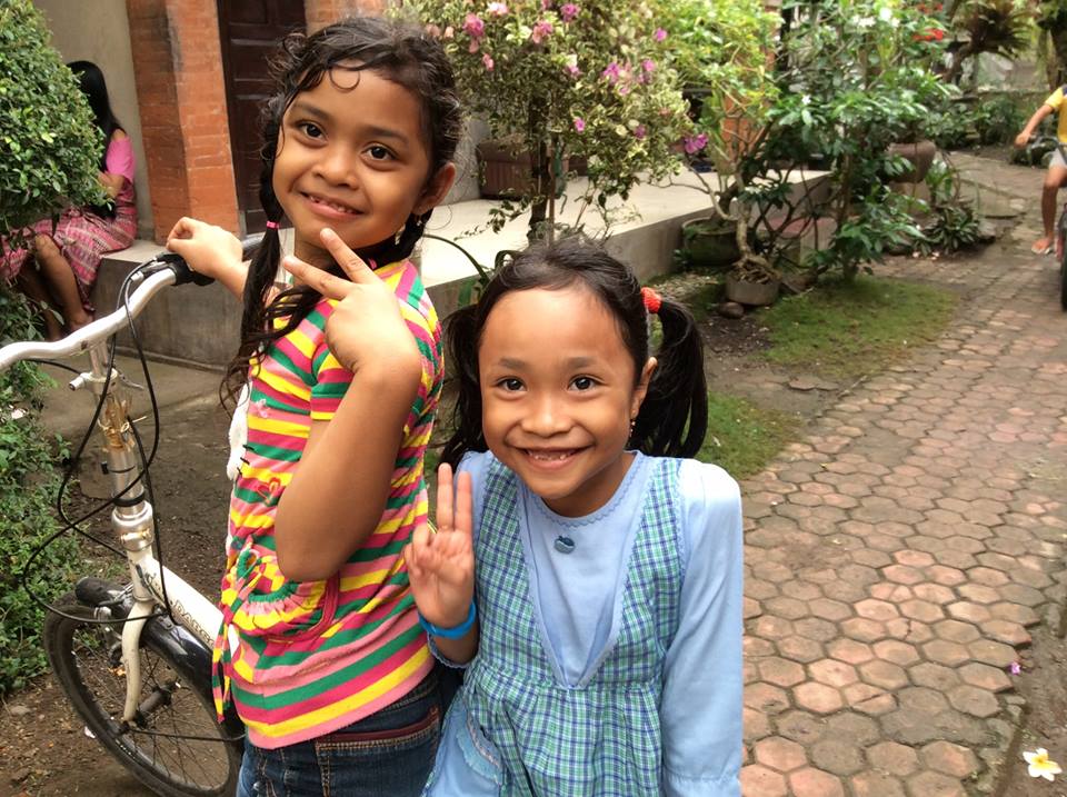 Crystal Lynn and Balinese Girls