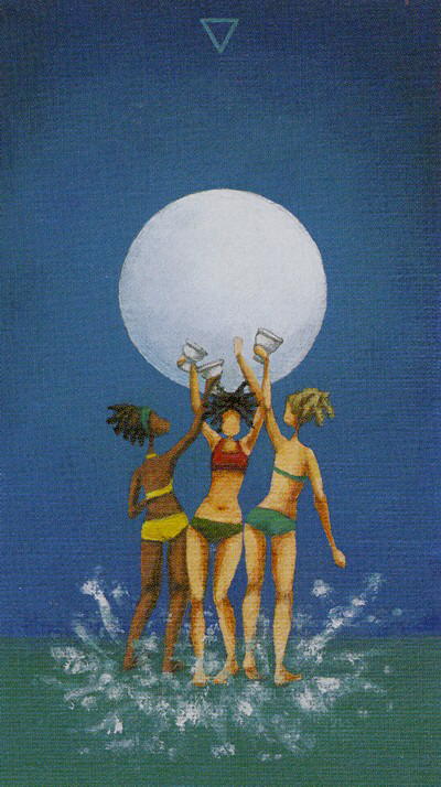 3_of_cups full moon