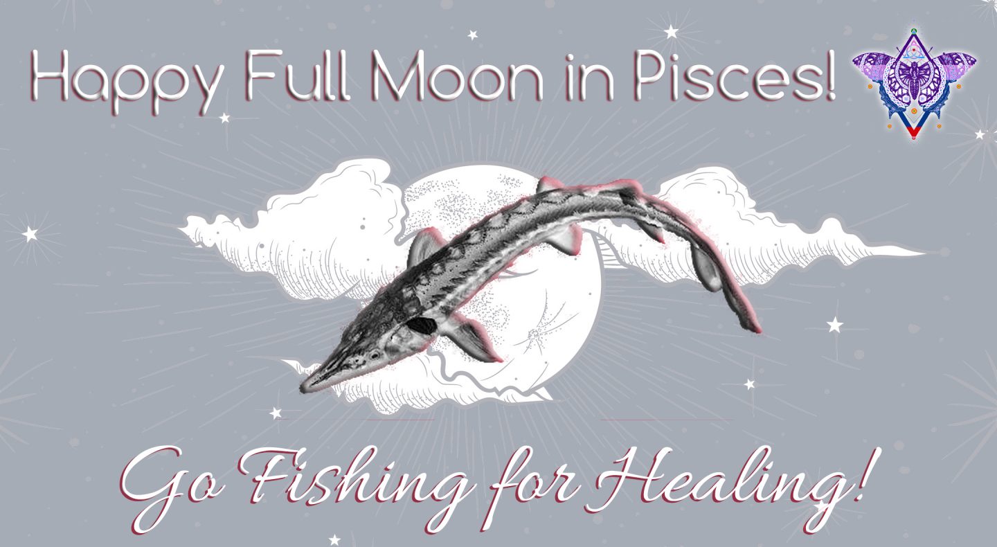 Full Moon in Pisces August 26, 2018:  Fishing for Healing!