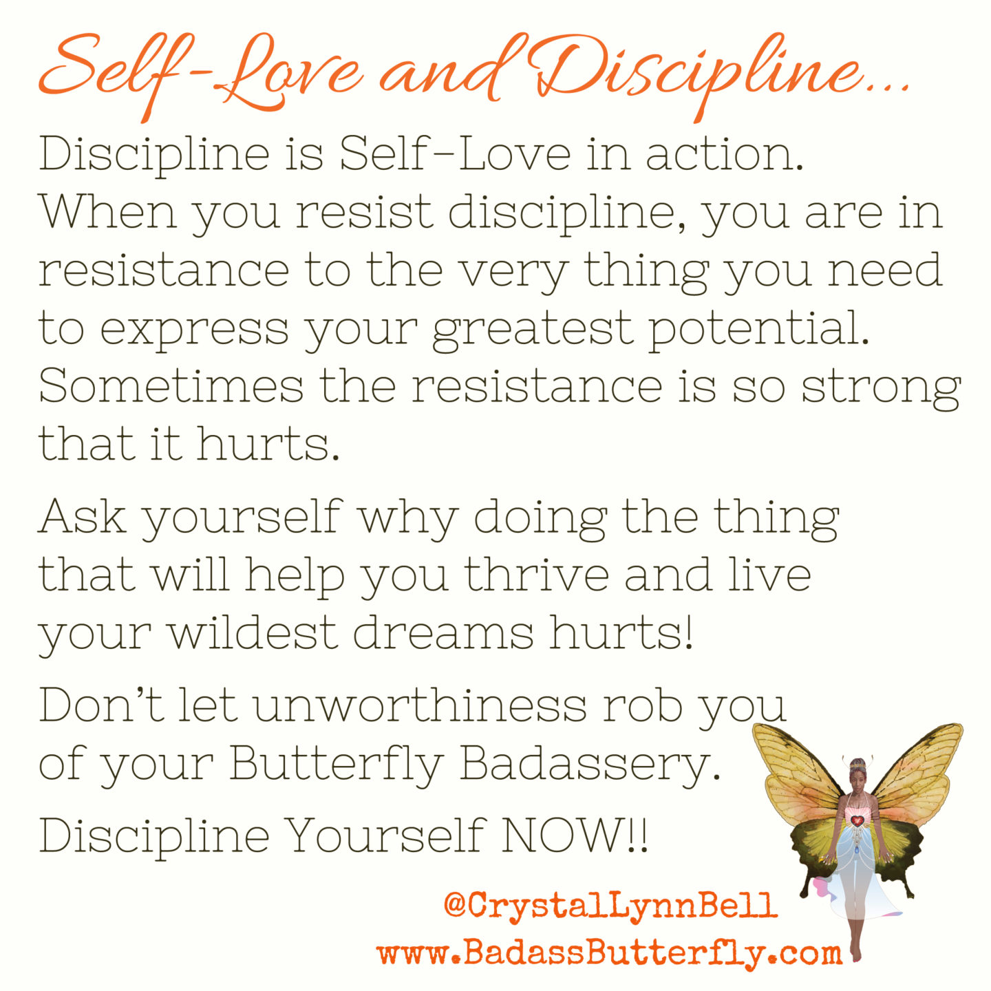 Discipline is Self-Love in Action