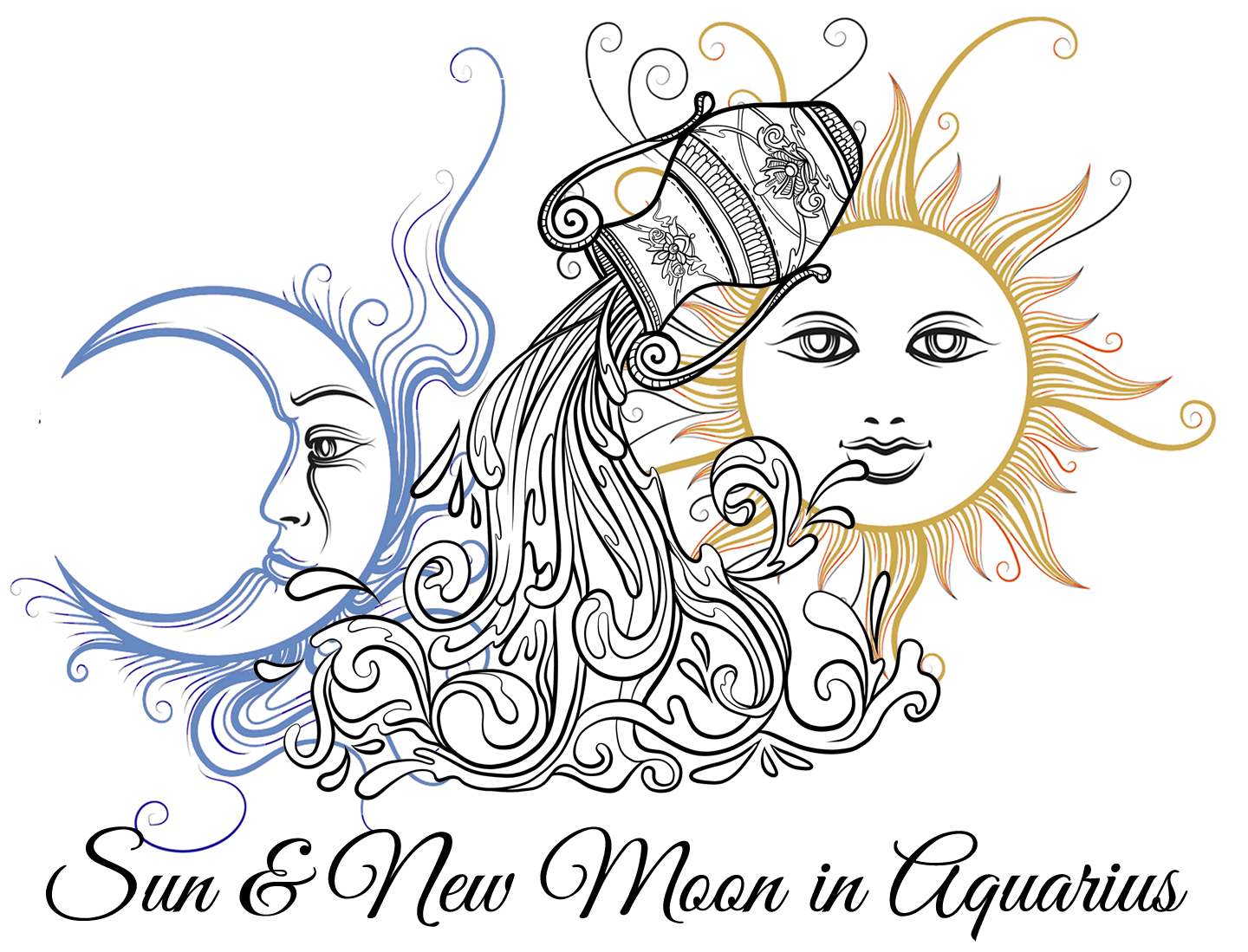 Sun and New Moon in Aquarius